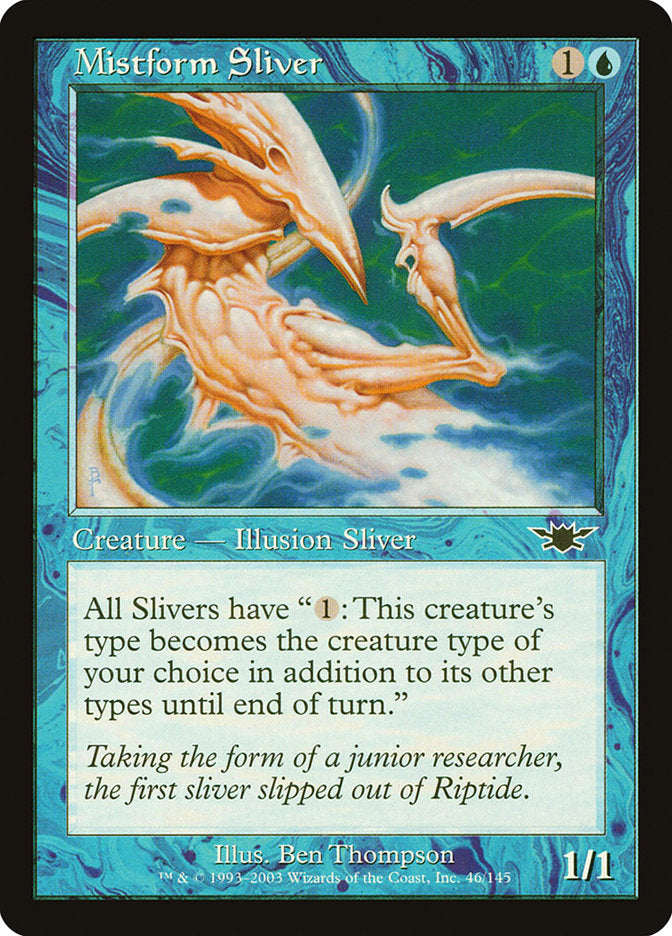Mistform Sliver [Legions] [Foil]