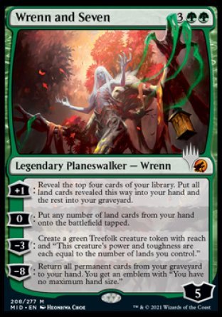 Wrenn and Seven (Promo Pack) [Innistrad: Midnight Hunt Promos] [Foil]