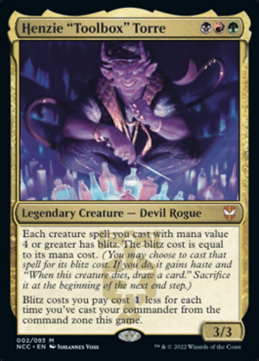 Henzie "Toolbox" Torre [Streets of New Capenna Commander] [Foil]