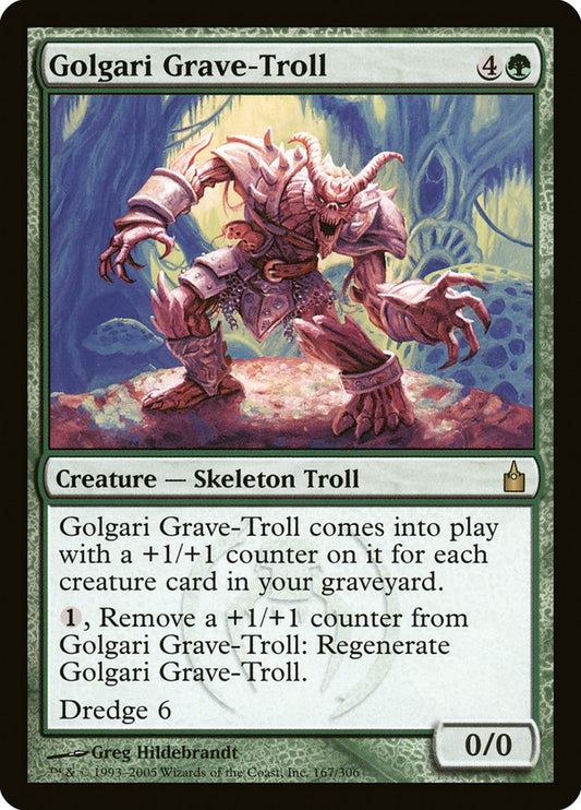 Golgari Grave-Troll [Ravnica: City of Guilds] [Foil]