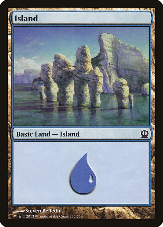 Island (235) [Theros] [Foil]