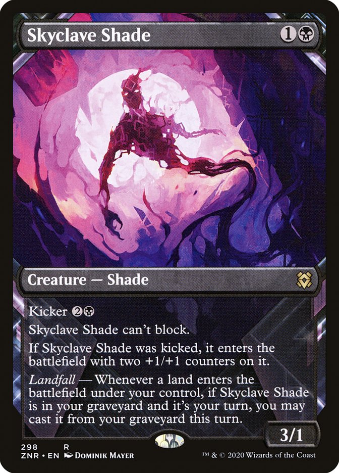 Skyclave Shade (Showcase) [Zendikar Rising] [Foil]
