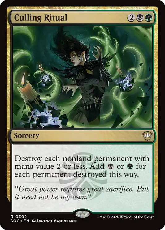 Culling Ritual [Secrets of Strixhaven Commander] [Foil]