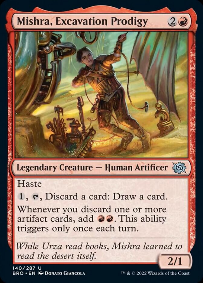Mishra, Excavation Prodigy [The Brothers' War] [Foil]