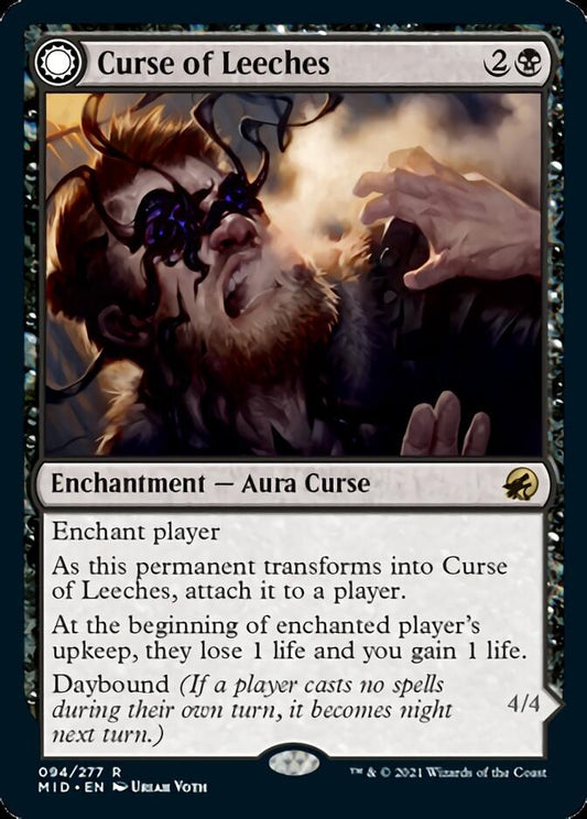 Curse of Leeches // Leeching Lurker [Innistrad: Midnight Hunt] [Foil]
