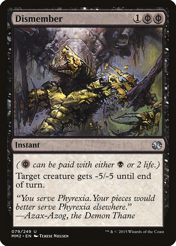 Dismember [Modern Masters 2015] [Foil]