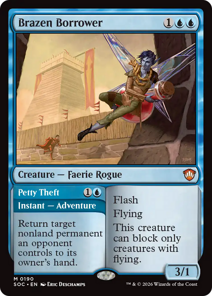 Brazen Borrower [Secrets of Strixhaven Commander] [Foil]