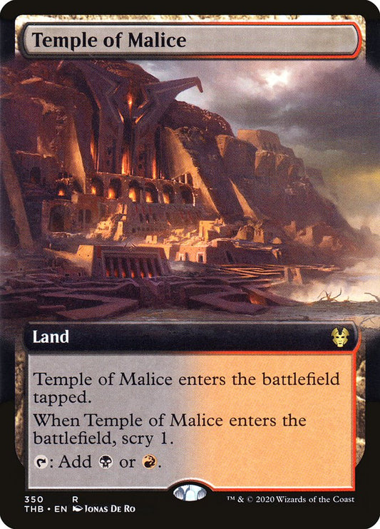 Temple of Malice (Extended Art) [Theros Beyond Death] [Foil]
