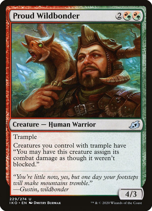 Proud Wildbonder [Ikoria: Lair of Behemoths] [Foil]