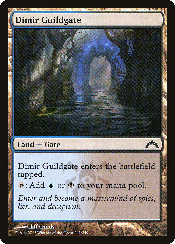 Dimir Guildgate [Gatecrash] [Foil]