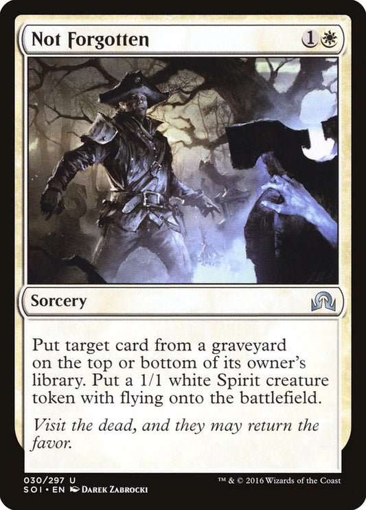 Not Forgotten [Shadows over Innistrad] [Foil]