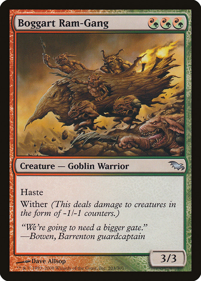 Boggart Ram-Gang [Shadowmoor] [Foil]