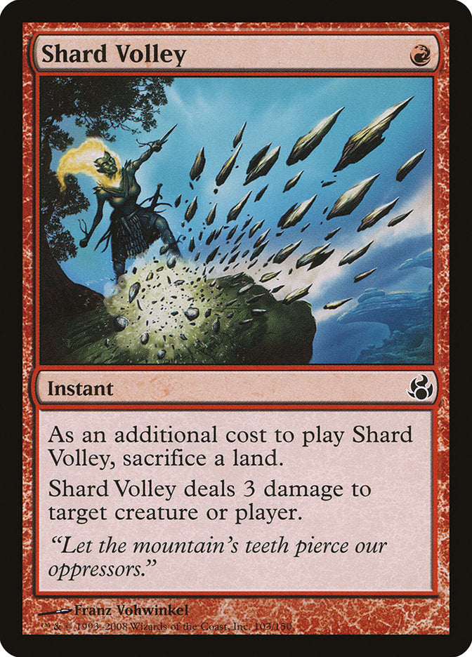 Shard Volley [Morningtide] [Foil]