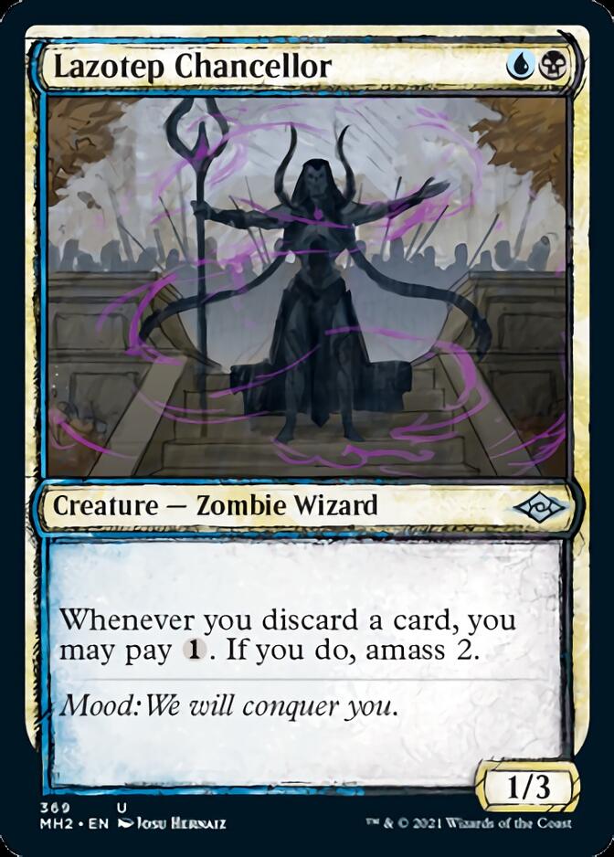 Lazotep Chancellor (Sketch) [Modern Horizons 2] [Foil]