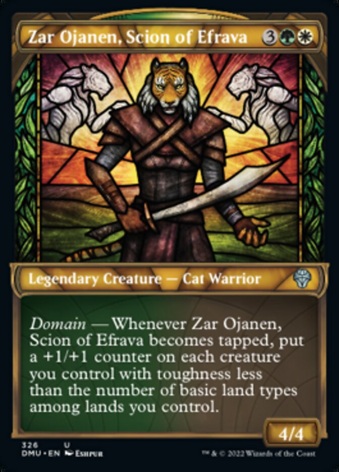 Zar Ojanen, Scion of Efrava (Showcase) [Dominaria United] [Foil]