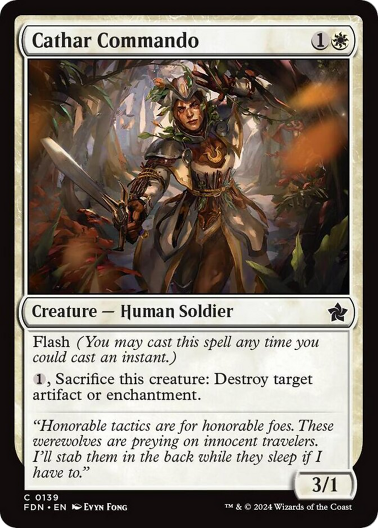 Cathar Commando [Foundations] [Foil]