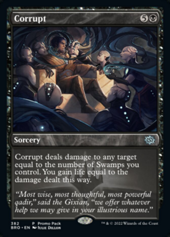 Corrupt (Promo Pack) [The Brothers' War Promos] [Foil]