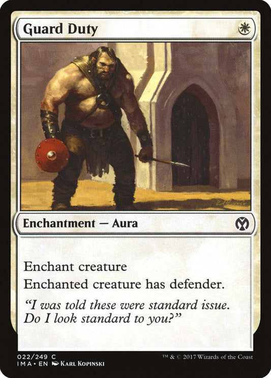 Guard Duty [Iconic Masters] [Foil]
