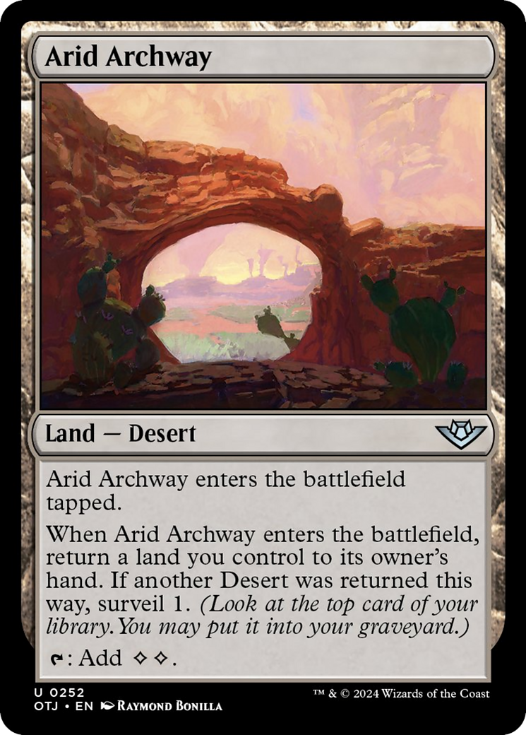 Arid Archway [Outlaws of Thunder Junction] [Foil]