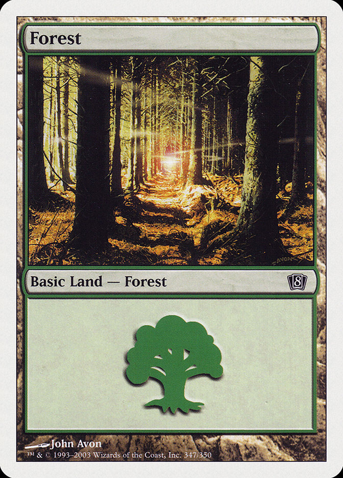 Forest (347) [Eighth Edition] [Foil]
