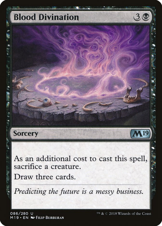 Blood Divination [Core Set 2019] [Foil]
