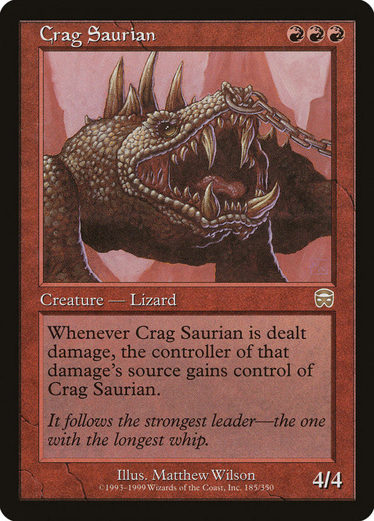 Crag Saurian [Mercadian Masques] [Foil]