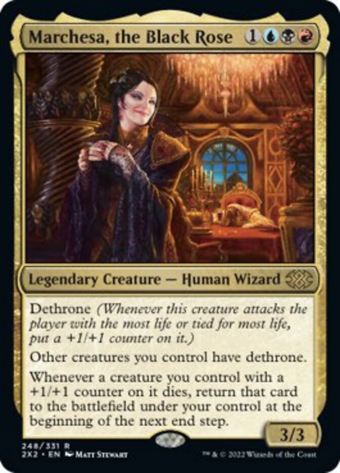 Marchesa, the Black Rose [Double Masters 2022] [Foil]