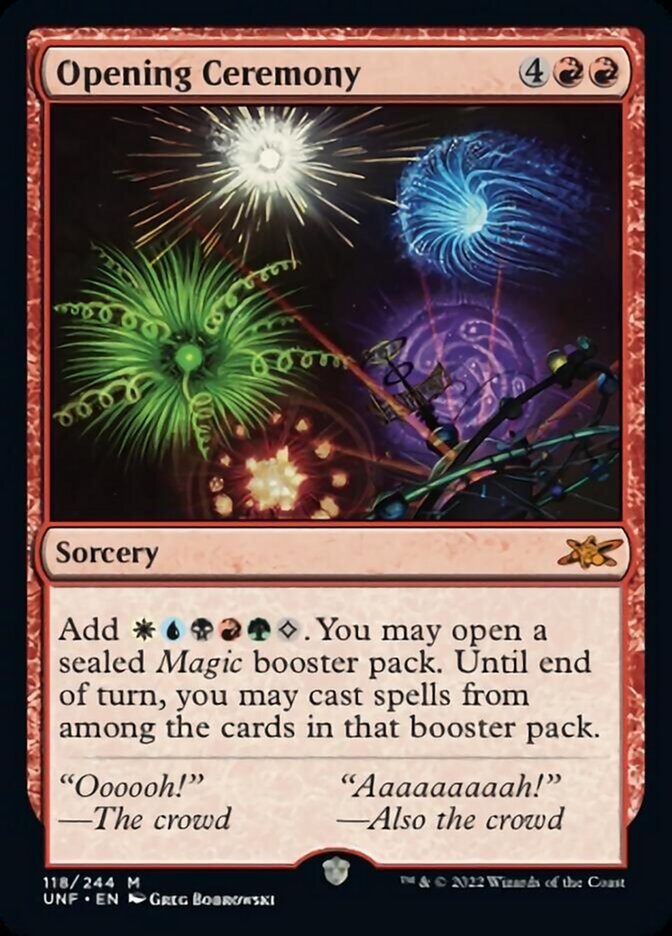 Opening Ceremony [Unfinity] [Foil]