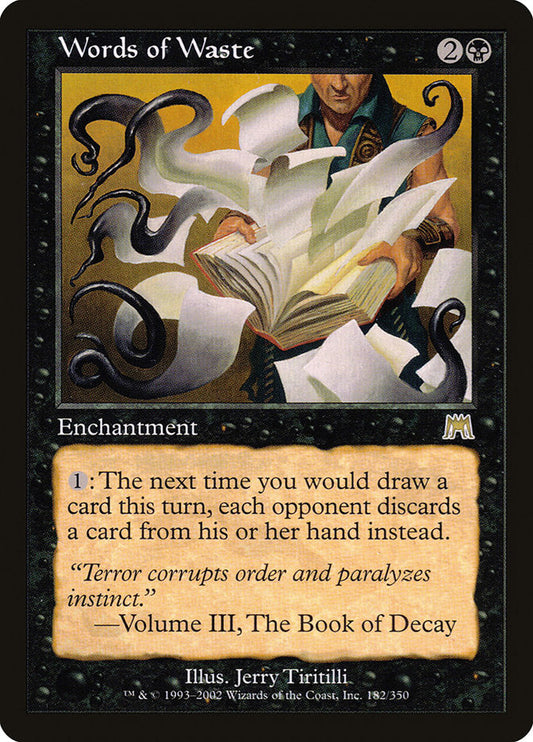 Words of Waste [Onslaught] [Foil]