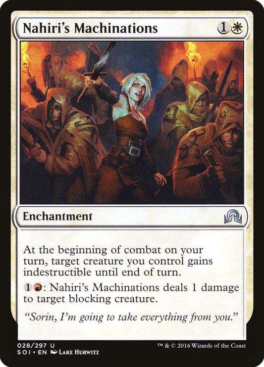 Nahiri's Machinations [Shadows over Innistrad] [Foil]