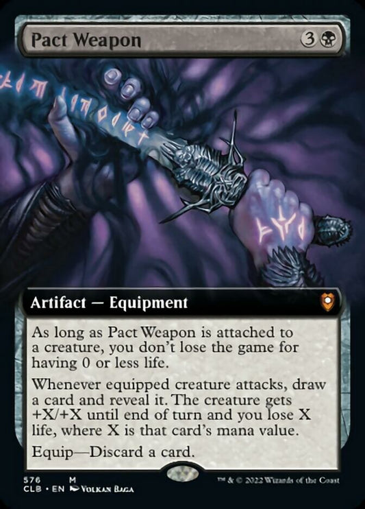 Pact Weapon (Extended Art) [Commander Legends: Battle for Baldur's Gate] [Foil]