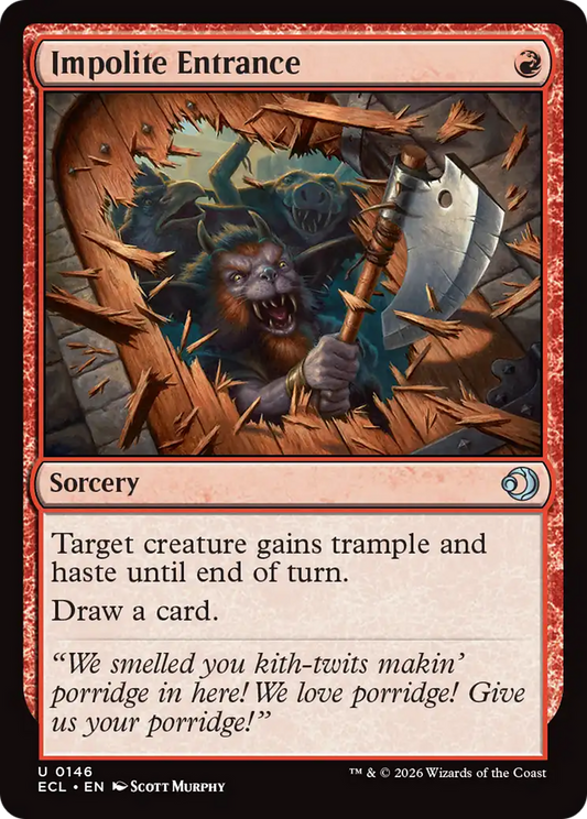 Impolite Entrance [Lorwyn Eclipsed] [Foil]