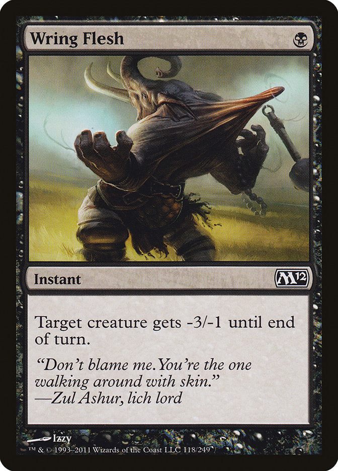 Wring Flesh [Core Set 2012] [Foil]