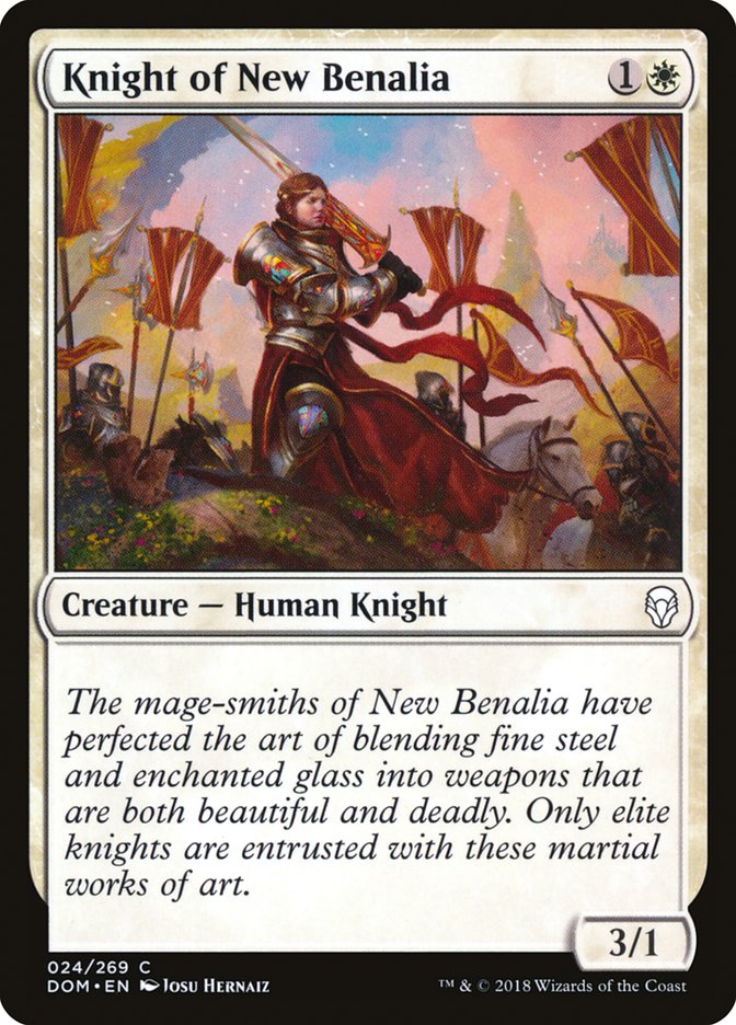 Knight of New Benalia [Dominaria] [Foil]