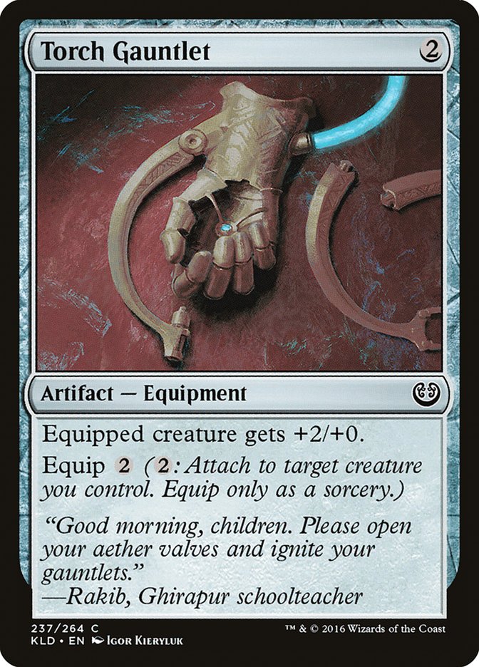 Torch Gauntlet [Kaladesh] [Foil]