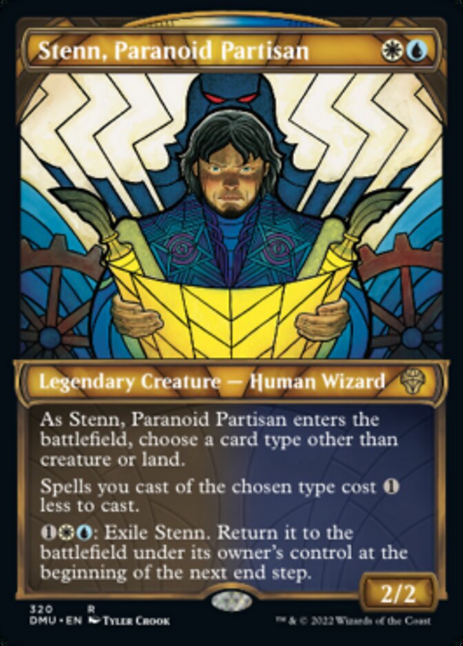 Stenn, Paranoid Partisan (Showcase) [Dominaria United] [Foil]