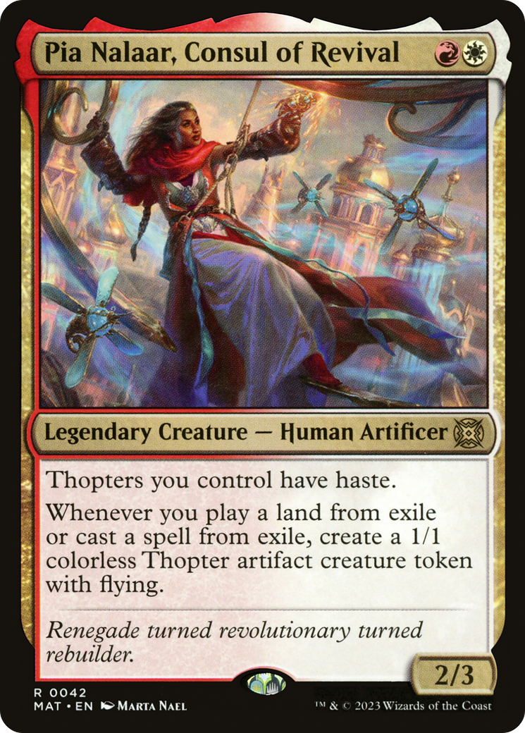 Pia Nalaar, Consul of Revival [March of the Machine: The Aftermath] [Foil]