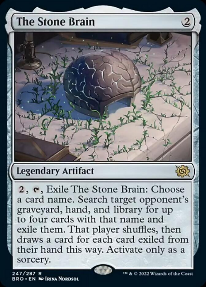 The Stone Brain [The Brothers' War] [Foil]