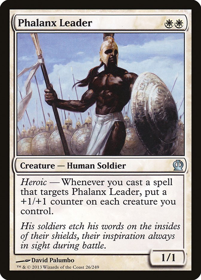Phalanx Leader [Theros] [Foil]