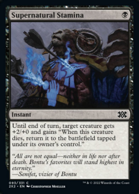 Supernatural Stamina [Double Masters 2022] [Foil]
