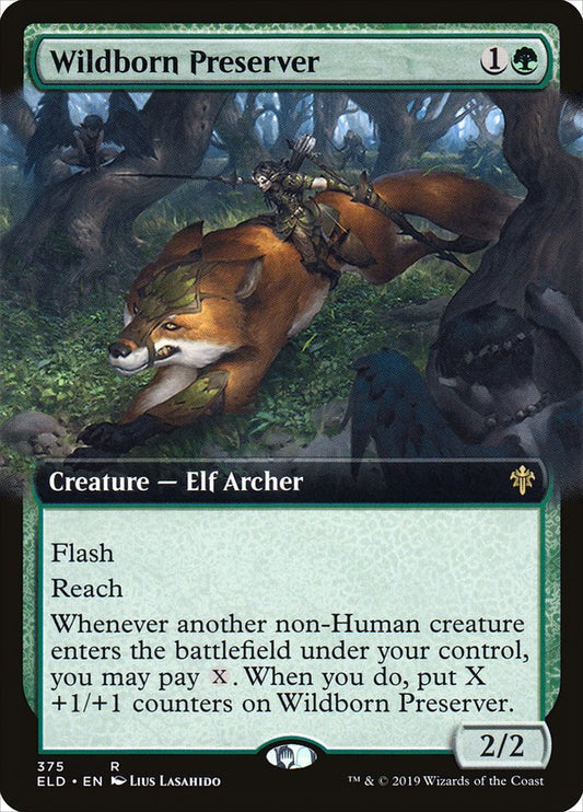 Wildborn Preserver (Extended Art) [Throne of Eldraine] [Foil]