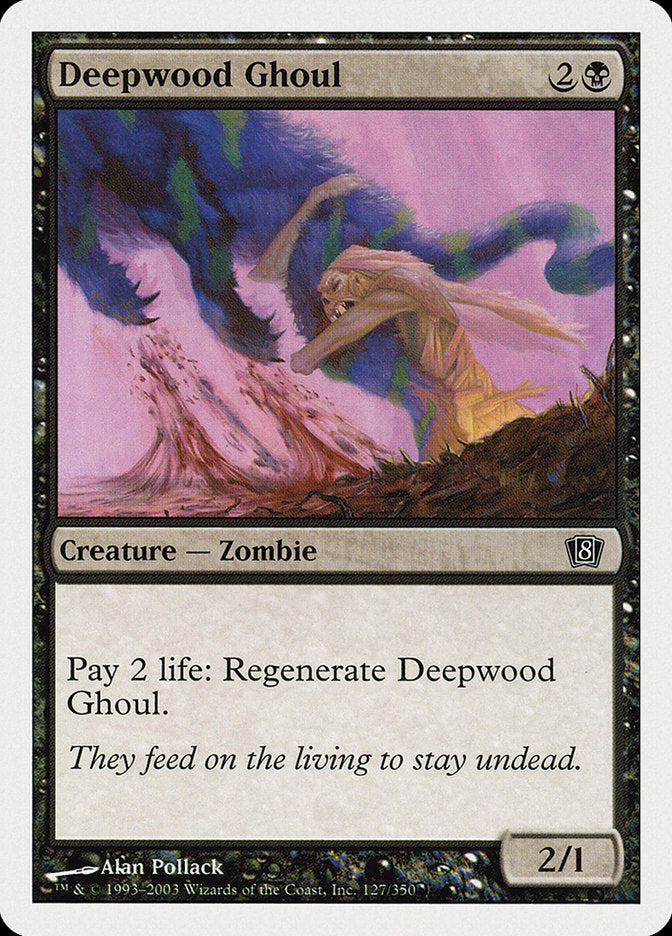 Deepwood Ghoul [Eighth Edition] [Foil]