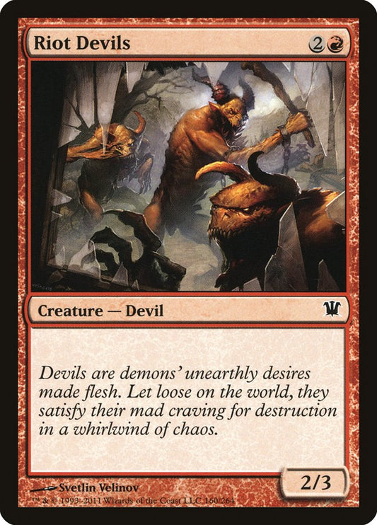 Riot Devils [Innistrad] [Foil]