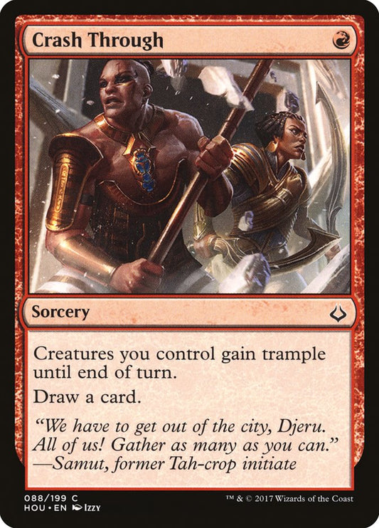 Crash Through [Hour of Devastation] [Foil]