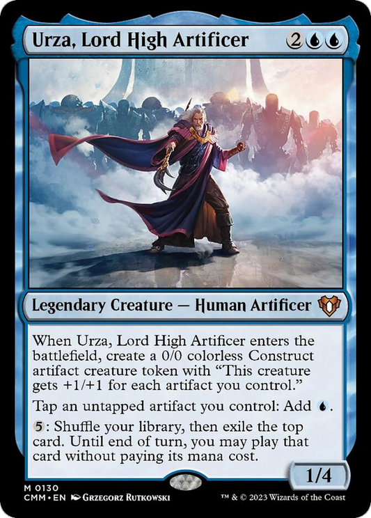 Urza, Lord High Artificer [Commander Masters] [Foil]