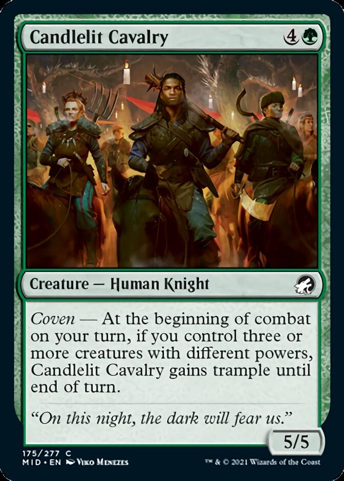 Candlelit Cavalry [Innistrad: Midnight Hunt] [Foil]