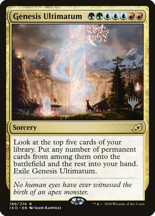 Genesis Ultimatum (Promo Pack) [Ikoria: Lair of Behemoths Promos] [Foil]