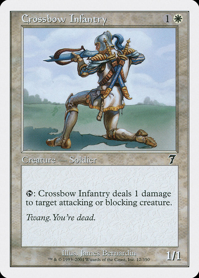 Crossbow Infantry [Seventh Edition] [Foil]