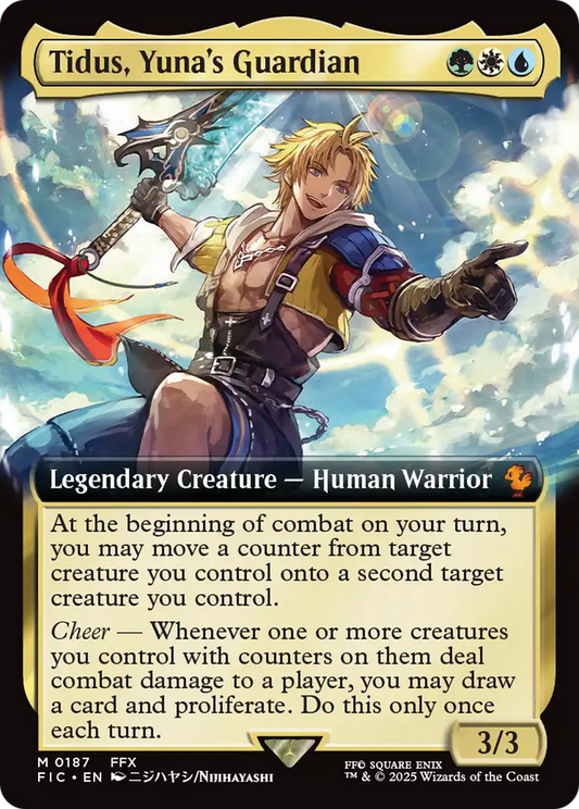 Tidus, Yuna's Guardian (Extended Art) [FINAL FANTASY Commander] [Foil]