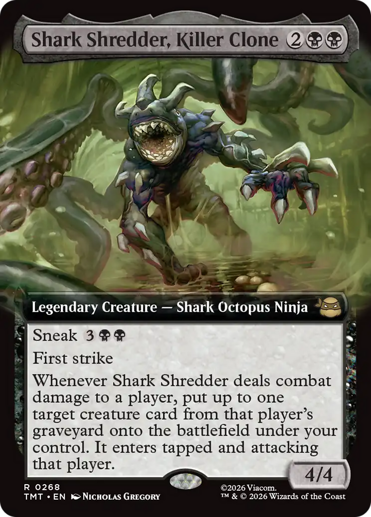 Shark Shredder, Killer Clone (Extended Art) [Teenage Mutant Ninja Turtles] [Foil]